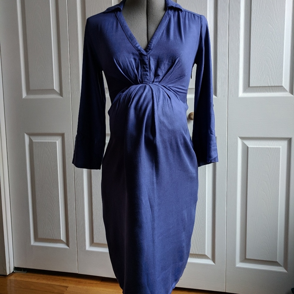 Isabella Oliver purple maternity dress size 0